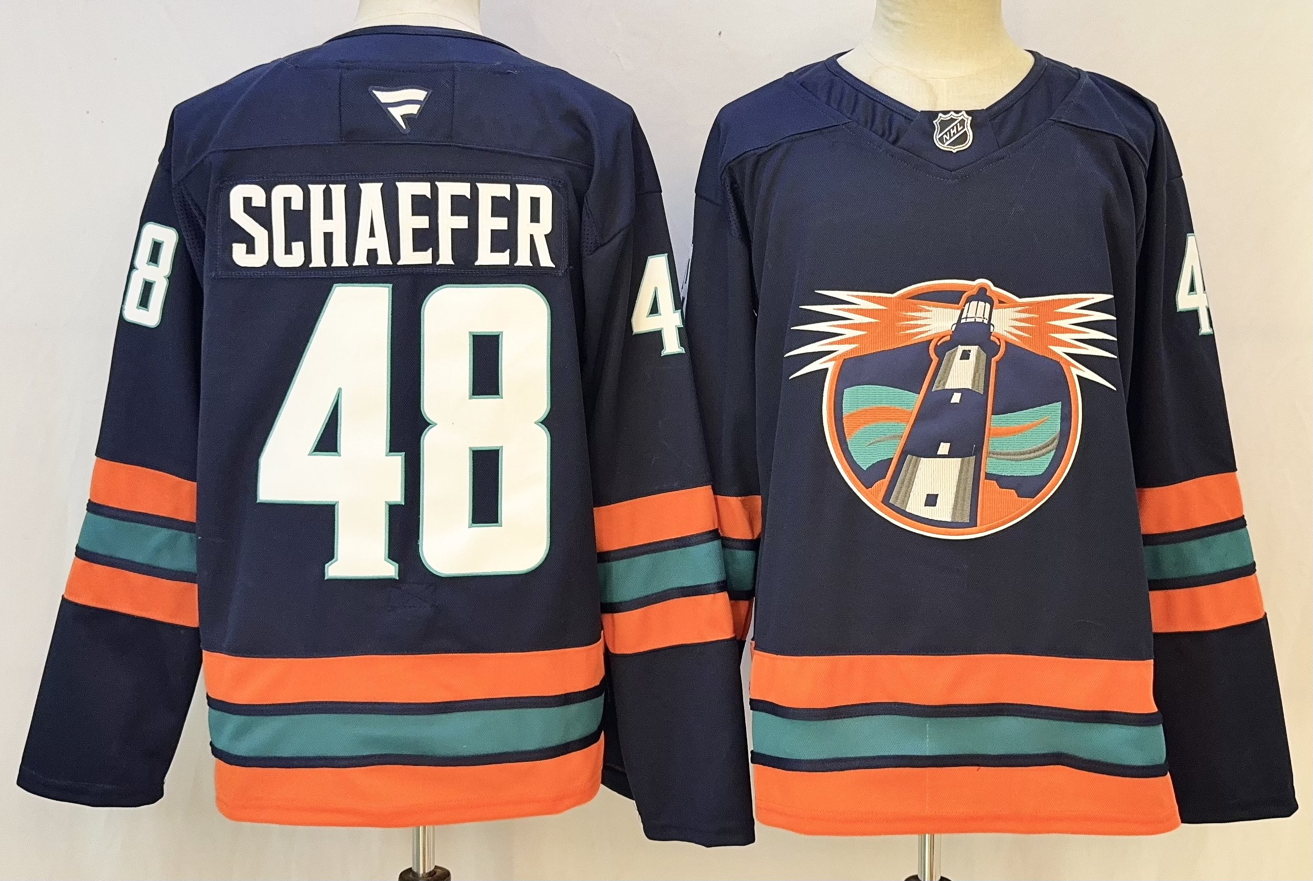 Men New York Islanders #48 Schaefer blue 2026 NHL jersey 101901